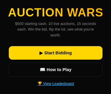Auction Wars screenshot