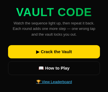 Vault Code screenshot